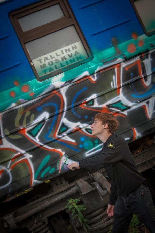 Railrooms Traincar Hostel Tallinn Exterior photo